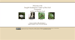 Desktop Screenshot of imcmp.dharmaseed.org