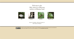 Desktop Screenshot of midam.dharmaseed.org