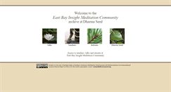 Desktop Screenshot of ebimc.dharmaseed.org