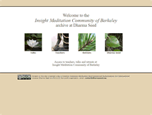 Tablet Screenshot of imcb.dharmaseed.org