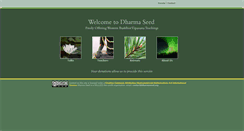 Desktop Screenshot of dharmaseed.org